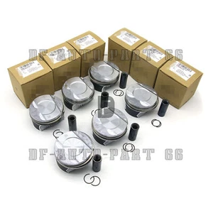 6x Pistons & Rings Set STD For VW Porsche Audi S4 B9 S5 A6 A7 Q7 3.0 TFSI EA839 - Picture 1 of 5