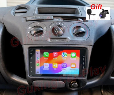 7" CarPlay For 1999-2005 Toyota Echo Android 13.0 Car Radio Stereo Apple GPS AHD Foto 1 de 4