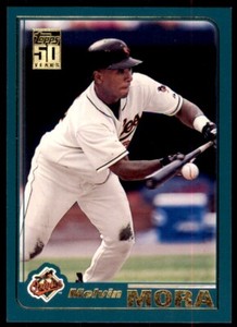 2001 Topps Melvin Mora . Baltimore Orioles #227