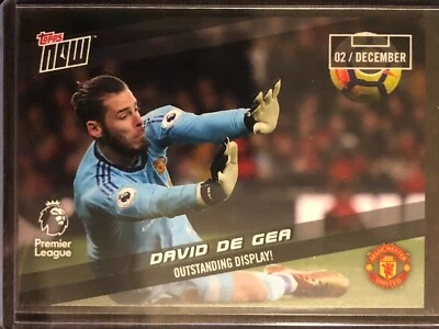 2017 Topps Now PL Premier League #73 David de Gea Manchester United FC - Image 1 of 2