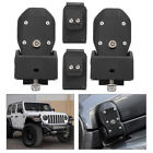 GFL Car Hood Lock Latches Buckle Pins Catch With Key Fit For Jeep JL