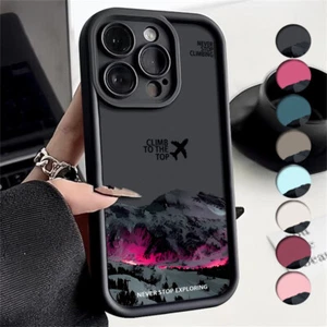 Für iPhone 16e 16 15 Pro Max 14 13 12 11 XR 8 Snowy Mountain Silikon Hülle Case Cover - Bild 1 von 22