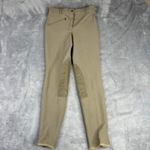 Tuff Rider Breeches Equestrian Women's Size 28 Horse Riding Pants Tan Kahki - Picture 1 of 14