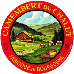 Etiquette Fromage de Bourgogne-Camembert du  Chalet - Imagen 1 de 1