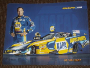 2019 RON CAPPS NAPA FUNNY CAR NHRA POSTCARD - Picture 1 of 1