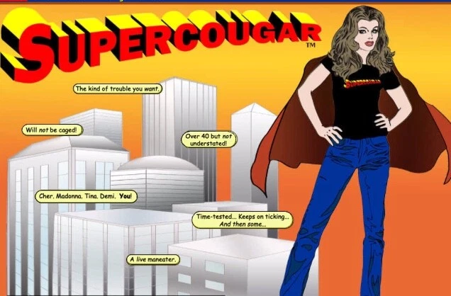 Supercougar T-shirt 100% Egyptian Cotton with Class and Some Sassiness! Novelty  Foto 1 de 4