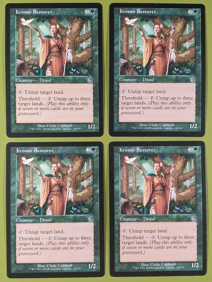 Krosan Restorer x4 Torment 4x Playset Magic the Gathering MTG - Image 1 of 1