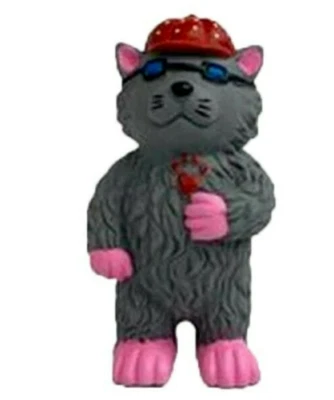 MultiPet Bowzers & Meowzers Kittywimpuss Latex Dog Toy, 6 in - Image 1 of 2