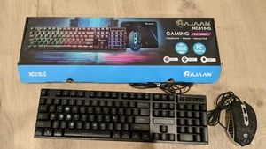 Hajaan HC610-G Gaming Keyboard + Mouse Combo USED - Zdjęcie 1 z 3