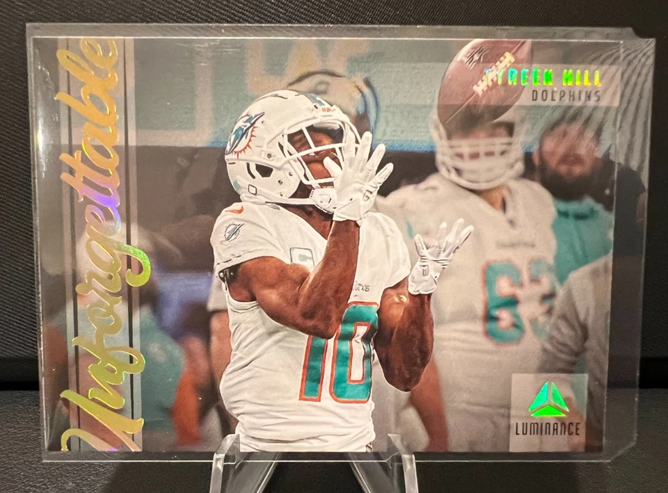 Tyreek Hill (Unforgettable) Miami Dolphins 2023 Panini Luminance - Image 1 of 2