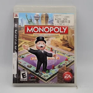 Ps3 - Monopoly Sony PlayStation 3 Complete With Case & Manual Classic & World Ed - Picture 1 of 7