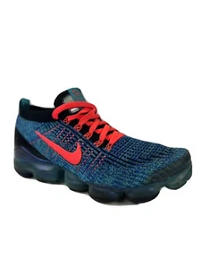 Nike Air Vapormax Flyknit 3 Blue Fury Black Crimson Sz 11.5 Mens AJ6900-401 - Picture 1 of 10