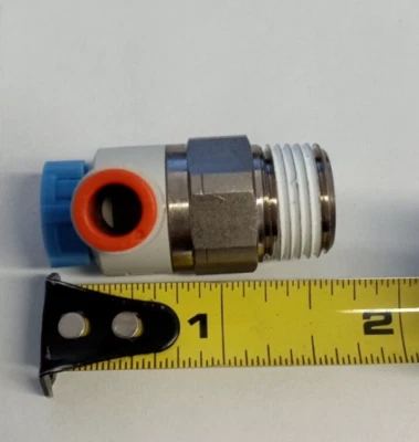 SMC AS3211F-N03-07SA 1/4"x3/8"NPT push-to-connect speed controller **5-pack** - Image 1 of 4