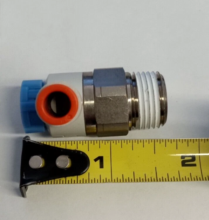 SMC AS3211F-N03-07SA 1/4"x3/8"NPT push-to-connect speed controller **5-pack** - Image 1 of 4