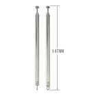 7-Sections Telescopic 74cm FM Antenna Compatible Indoor Portable Radio 2-pack