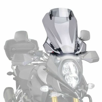 Écran Touring Fumé Clair Avec Visière Pour Suzuki DL1000 V-STROM & XT 14 - 19 - Photo 1/4