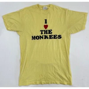 Authentic 1970s "I Love The Monkees" Band Tee - Hanes - Size Medium - Bild 1 von 7