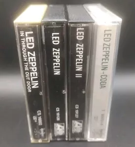 Led Zeppelin - 4 Cassette Lot - Selt Titled, II, In Through The Out Door, Coda - Picture 1 of 5