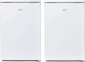 Freestanding Under Counter Larder Fridge & Freezer Set, White, Igenix IGFRW - Picture 1 of 8