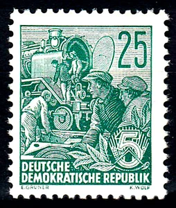 415 sello nuevo de la RDA sello Alemania Oriental RDA año 1953 - Imagen 1 de 1