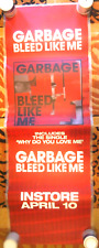 GARBAGE *BLEED LIKE ME* ~AUSSIE LAMINATED 2-SIDED SHOP POSTER 1.4x0.5m 2005 L@@K