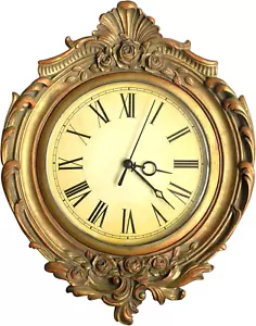 Vintage Wall Clock, European Style Decorative Retro Wall Clock, Battery Operated - Picture 1 of 6
