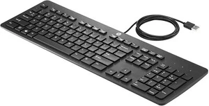HP Business Black USB Slim Style Windows Enhanced Keyboard (N3R87AA) - Picture 1 of 1