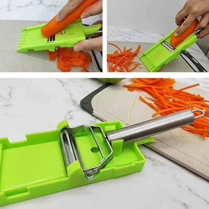 Stainless Steel Potato Peeler Vegetable Grater Fruit Slicer Carrot Cutter Tools - Picture 1 of 8