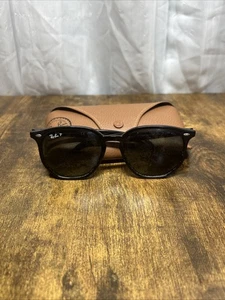 Ray-Ban Sunglasses Frame Only RB 4306 601/9A Black Modified Square Italy 54 mm - Picture 1 of 15