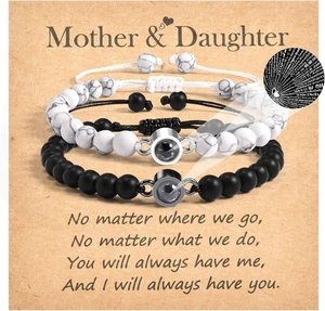 CheersLife Mother Daughter/Mother Son/Dad Daughter/Dad Son Bracelets, 100 - Picture 1 of 6