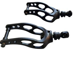 Sunrise Medical 5" Black Aluminum Wheelchair Caster Fork Assembly Sold As Pair - Bild 1 von 5