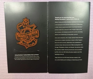 Harley-Davidson Milwaukee Wisconsin USA Patch 4" L x 3" W Edizione Limitata Con libretto - Foto 1 di 5