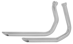 Tubo de escape cromado de 1-3/4" para Harley Panhead 40" de largo (90037) - Imagen 1 de 1