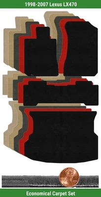 Juego de alfombrillas Lloyd Custom Velourtex para Lexus LX470 1998-2007 (4 piezas) #VP8 Foto 1 de 4