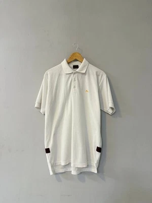 Camisa Polo Vintage EVISU Blanca Logo Mínimo Clásica Informal Estilo Talla XL Y2K Foto 1 de 4