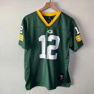 NFL Team Apparel Green Bay Packers Aaron Rodgers 12 Size Youth X-Large (18/20) - Picture 1 of 6