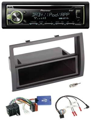 Pioneer DAB USB MP3 Lenkrad CD Autoradio für Fiat Ducato 2008-2011 schwarz - Bild 1 von 4