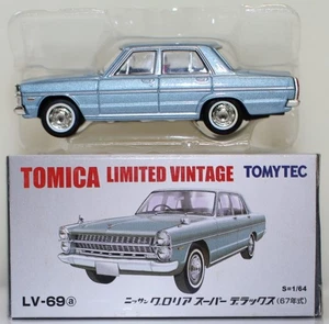 Tomica Limited Vintage TLV-69a Nissan Gloria Super DX (Blue) - Picture 1 of 5
