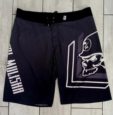 Pantalones cortos de metal Mulisha Skull Board, 38x12 Foto 1 de 4