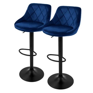 2/4/6 Taburetes de bar sillas regulables en altura asiento giratorio ergonómico - Imagen 1 de 19