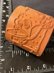 Funky Birds - Rubber Roller Stamp - Picture 1 of 6