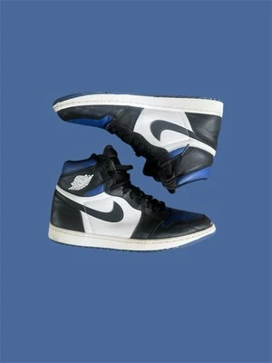 Nike Air Jordan 1 Puntera Real Retro Alta Para Hombre Talla 11 (555088-041) OG Azul/Negro Foto 1 de 4