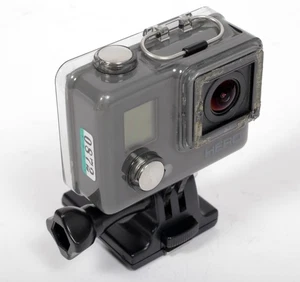 GoPro HERO mit Case und Ständer, getestet, aber Case in schlechtem Zustand #0872 - Bild 1 von 9