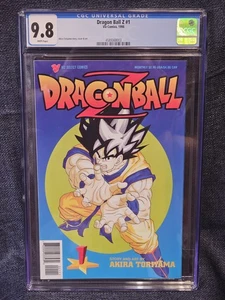 Dragon Ball Z #1 1st Print CGC 9.8 White Pages Viz Comics 1998 VERY LOW POP - Picture 1 of 2
