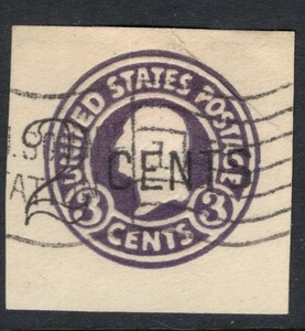 US Scott U446 Used - Cut Square - CV 10$ - Picture 1 of 2