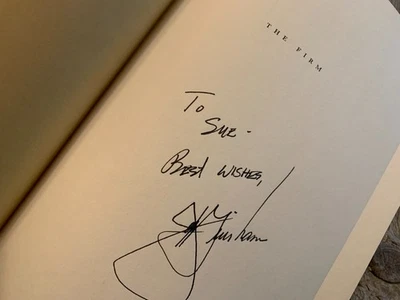 SIGNED - THE FIRM by John Grisham (1991, Hardback) - image 1 of 4