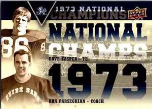 2013 Upper Deck University of Notre Dame #NC2-CP National Champions Duos - Picture 1 of 2