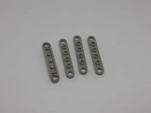 4x Lego® Technic Platte 1 x 6 mit Pinlöchern 4262 alt hellgrau Technik - Imagen 1 de 2