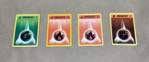 4 Pokemon Energy Cards TCG Base Set (Shadowless) 1st Edition - Bild 1 von 11