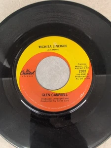 Glen Campbell - Wichita Lineman / Fate Of Man (Vinyl 45rpm) **Buy 2 Get 1 Free* - Bild 1 von 4
